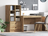 Desk with Drawer with Shelf with Storage 2 pcs Artisan Oak 3337360