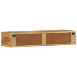 Wall-mounted TV Cabinet 100x30x19 cm Solid Rough Wood Mango 4017464