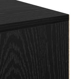 Desk with Shelf Black Oak 102 x 50 x 75 cm Engineered Wood 869539