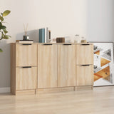 Sideboards 3 pcs Sonoma Oak Engineered Wood 3115846