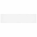 Garden Table White 400 x 100 x 73 cm Poly Rattan 3378530