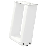 Coffee Table Legs U-Shaped 2 pcs White 30x cm Steel 4012737