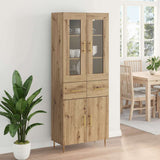 Highboard 2 pcs Artisan Oak 69.5 x 34 x 180 cm Engineered Wood 3416053