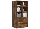 Highboard with Drawer Smoked Oak 45.5 x 34 x 127 cm 869366