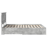 Bed Frame with Drawer with Headboard Manual Engineered Wood 3410313