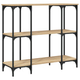 Console Table Sonoma Oak 102x35x90 cm Engineered Wood 834146
