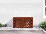 Air Conditioner Cover Rusty 90 x 40 x 60 cm Weathering Steel 865896