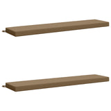 2-Piece Bench Cushions SOEST 2 pcs 100% Polyester Taupe 950003
