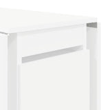Dinning Table 2 pcs 140 x 80 x 77 cm Engineered Wood White 3424932