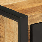 Bedside Cabinet 35x34x45 cm Solid Rough Wood Mango 4013567
