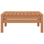 ZNTS 8 Piece Garden Lounge Set Honey Brown Solid Pinewood 3082570