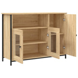 Sideboard Sonoma Oak 100x35x75 cm Engineered Wood 835510
