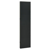 4-Panel Room Divider Black 160x180 cm Steel 335898