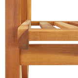 Rocking Chair Brown Solid Acacia Wood Large Durable 311844