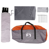 Vehicle Awning with Roof Grey and Orange 518 x 580 x 215 cm 42028557