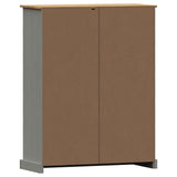 Bookcase VIGO Grey 90x35x114.5 cm Solid Wood Pine 353183