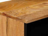 Bedside Cabinet Natural 40 x 33 x 46 cm Solid Mango Wood 4018266
