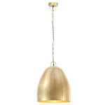 Industrial Hanging Lamp 25 W Brass Round 42 cm E27 320556