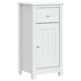 4 Piece Bathroom Furniture Set BERG White Solid Wood Pine 3206502
