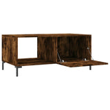 Coffee Table Smoked Oak 90x50x40 cm Engineered Wood 829217