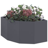 Corner Planter Anthracite 60 x 60 x 35 cm Steel 883642