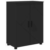 Bathroom Cabinet Black 60 x 35 x 80 cm Engineered wood & Metal 883305