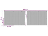 Balcony Screen with Eyelets Anthracite 42032631
