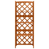 Trellis with Shelves 55x30x140 cm Solid Fir Wood 316409