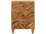 Storage Cabinets Brown 40 x 33.5 x 75 cm Solid Mango Wood 4018939