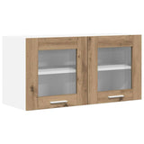 Hanging Cabinet Artisan Oak and White 80 x 31 x 40 cm 884240