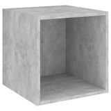 4 Piece TV Cabinet Set Concrete Grey Engineered Wood 3079812