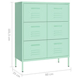 Drawer Cabinet Mint Steel Medium Levelers Drawer Cabinet 336149