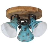 Ceiling Lamp 25 W Distressed Blue 35x35x25 cm E27 371827
