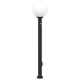 Bollard Lights with Sensor&Outlet 3 pcs 120 cm Black IP44 4006126