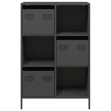 Highboard Black 68x39x103.5 cm Steel 851406