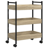 Kitchen Trolley Sonoma Oak 50x30x70 cm Engineered Wood 842357