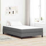 Bed Mattress with Mattress Light Grey 120 x 190 cm Fabric 42008276