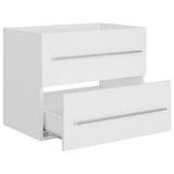 Sink Cabinet White 60x38.5x48 cm Engineered Wood 804692