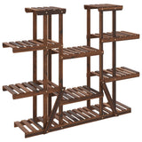 Flower Stand 110x25x110,5 cm Solid Wood Fir 362857