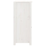 Sideboards 2 pcs White 40x35x80 cm Solid Wood Pine 813757