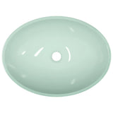 Basin Glass 50x37x14 cm White 345255