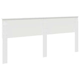 Headboard Gloss White Engineered wood 888379