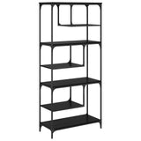 Bookcase Black oak Engineered wood 882837