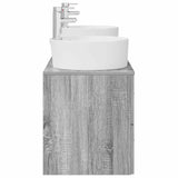 Bathroom Cabinet Set 3 pcs Grey Sonoma 62.5 x 44.5 x 50 cm 3405872