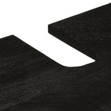 4 Piece Bathroom Furniture Set Black Engineered Wood 3309996