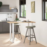 Bar Table Legs U-Shaped 2 pcs White 60x cm Steel 4013237