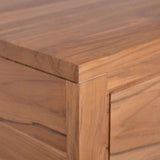 Wall-mounted Bathroom Cabinet 60x45x30 cm Solid Teak Wood 320437