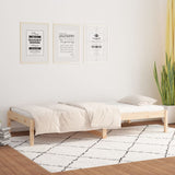 Day Bed Natural Wood Solid pine wood 90x200 cm Day Bed 820412