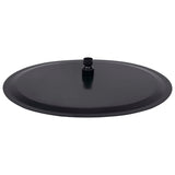 Rain Shower Head Stainless Steel 40 cm Round Black 147693