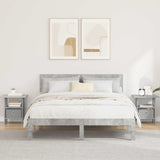 Bedside Table with Drawer 2 pcs Concrete Grey 41 x 40 x 45 cm 8000427